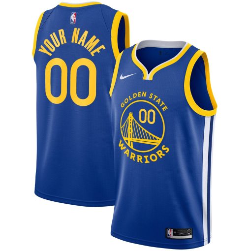 Golden State Warriors Nike Unisex 2019/20 Custom Swingman Jersey – Royal – Icon Edition