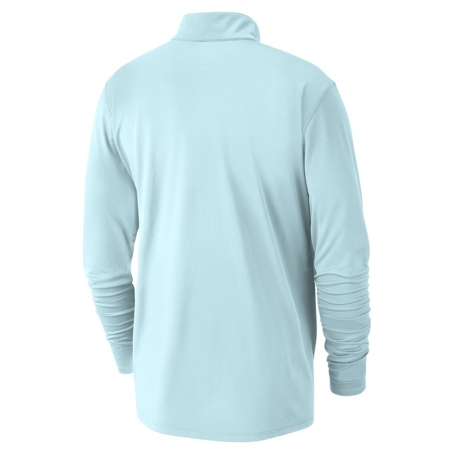 San Antonio Spurs Nike 2024/25 City Edition Authentic Coaches Performance Half-Zip Top – Light Blue - Image 3