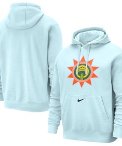 San Antonio Spurs Nike 2024/25 City Edition Essential Club Pullover Hoodie – Light Blue