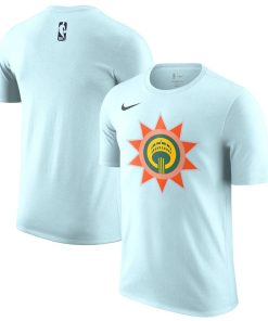 San Antonio Spurs Nike 2024/25 City Edition Essential Logo T-Shirt – Light Blue