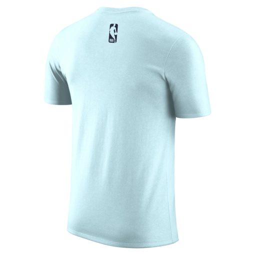 San Antonio Spurs Nike 2024/25 City Edition Essential Logo T-Shirt – Light Blue - Image 3