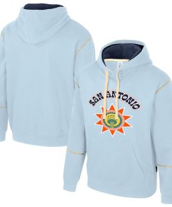 San Antonio Spurs Stadium Essentials Unisex 2024/25 City Edition Monument Pullover Hoodie – Light Blue