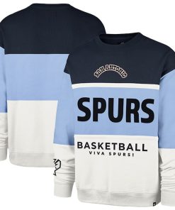 San Antonio Spurs '47 Unisex 2024/25 City Edition On Five Maximalist Pullover Sweatshirt – Blue