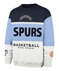 Alternative view of San Antonio Spurs '47 Unisex 2024/25 City Edition On Five Maximalist Pullover Sweatshirt – Blue