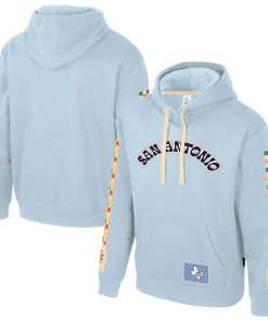 San Antonio Spurs Stadium Essentials Unisex 2024/25 City Edition Star Pullover Hoodie – Light Blue