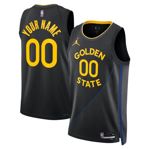 Golden State Warriors Jordan Brand Unisex 2024/25 Custom Swingman Jersey – Statement Edition – Black