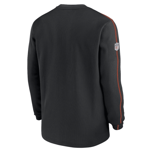 Cincinnati Bengals Nike 2024 Sideline Coaches Long Sleeve Top – Black - Image 3