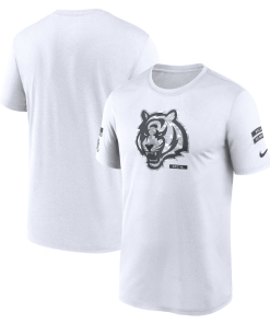 Cincinnati Bengals Nike 2024 Salute To Service Legend Performance T-Shirt – White