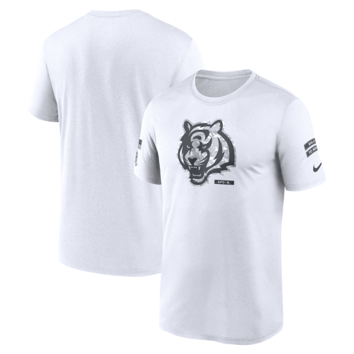 Cincinnati Bengals Nike 2024 Salute To Service Legend Performance T-Shirt – White
