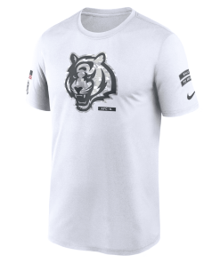 Alternative view of Cincinnati Bengals Nike 2024 Salute To Service Legend Performance T-Shirt – White