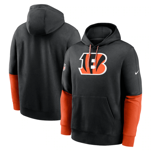 Cincinnati Bengals Nike 2024 Sideline Club Pullover Hoodie – Black