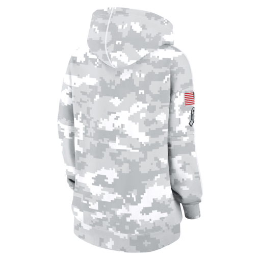 Cincinnati Bengals Nike Women’s 2024 Salute To Service Club Fleece Oversized Pullover Hoodie – Arctic Camo - Image 3