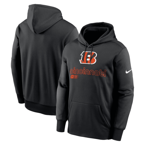 Cincinnati Bengals Nike Performance Pullover Hoodie – Black
