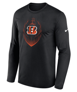 Alternative view of Cincinnati Bengals Nike Legend Icon Long Sleeve T-Shirt – Black