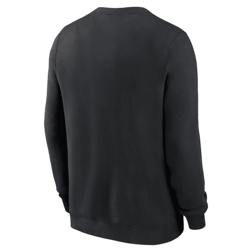 Cincinnati Bengals Nike Club Pullover Sweatshirt – Black - Image 3