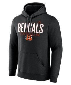 Alternative view of Cincinnati Bengals Fanatics Pylon Outline Pullover Hoodie – Black