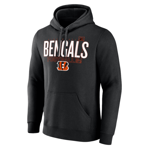 Cincinnati Bengals Fanatics Pylon Outline Pullover Hoodie – Black - Image 2