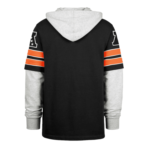 Cincinnati Bengals ’47 Double Header Blitz Cornerback Pullover Hoodie – Black - Image 3