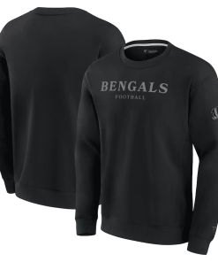 Cincinnati Bengals Fanatics Unisex Elements Unlimited Fleece Pullover Sweatshirt – Black