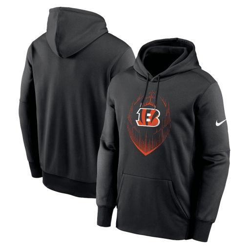 Cincinnati Bengals Nike Icon Performance Pullover Hoodie – Black