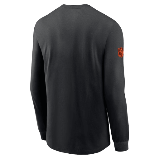 Cincinnati Bengals Nike Sideline Performance Long Sleeve T-Shirt – Black - Image 3