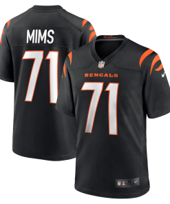 Amarius Mims Cincinnati Bengals Nike Player Game Jersey – Black