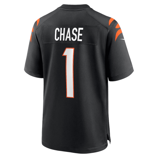 Ja’Marr Chase Cincinnati Bengals Nike Game Jersey – Black - Image 3