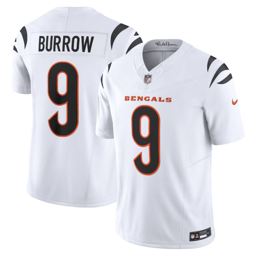 Joe Burrow Cincinnati Bengals Nike Vapor F.U.S.E. Limited Jersey – White
