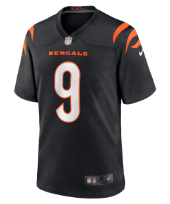 Alternative view of Joe Burrow Cincinnati Bengals Nike Player Game Jersey – Black