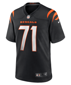 Alternative view of Amarius Mims Cincinnati Bengals Nike Player Game Jersey – Black