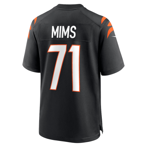 Amarius Mims Cincinnati Bengals Nike Player Game Jersey – Black - Image 3