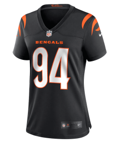 Alternative view of Sam Hubbard Cincinnati Bengals Women’s Nike Player Game Jersey – Black