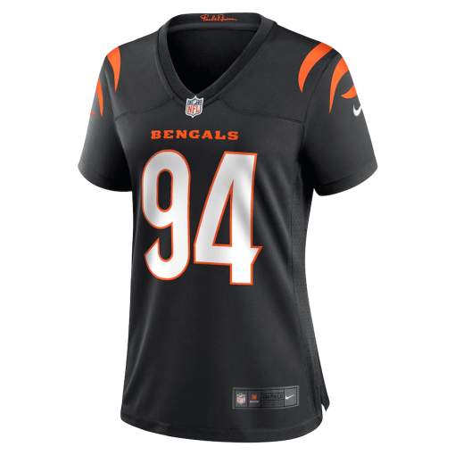 Sam Hubbard Cincinnati Bengals Women’s Nike Player Game Jersey – Black - Image 2