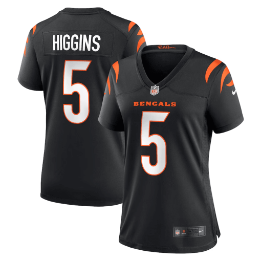 Tee Higgins Cincinnati Bengals Nike Women’s Game Player Jersey – Black