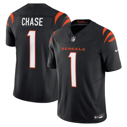 Ja’Marr Chase Cincinnati Bengals Nike Vapor F.U.S.E. Limited Jersey – Black