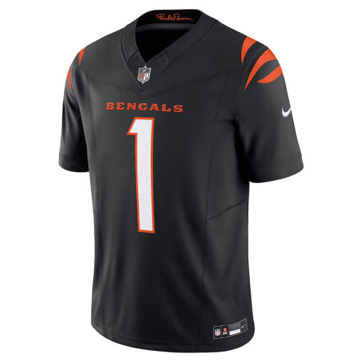 Ja’Marr Chase Cincinnati Bengals Nike Vapor F.U.S.E. Limited Jersey – Black - Image 2
