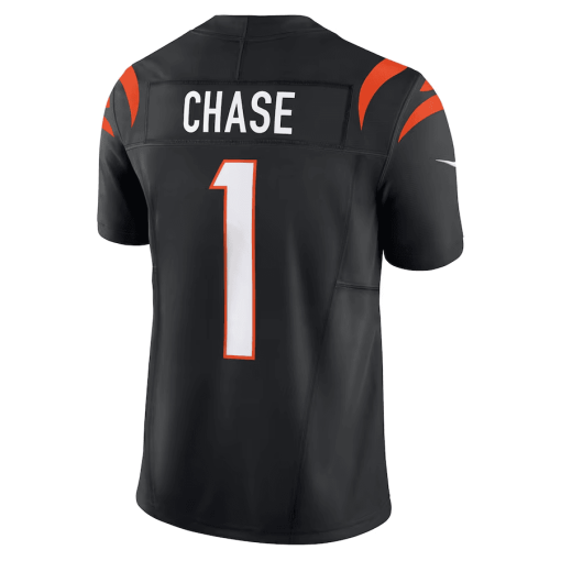 Ja’Marr Chase Cincinnati Bengals Nike Vapor F.U.S.E. Limited Jersey – Black - Image 3