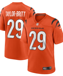 Cam Taylor-Britt Cincinnati Bengals Nike Alternate Game Jersey – Orange