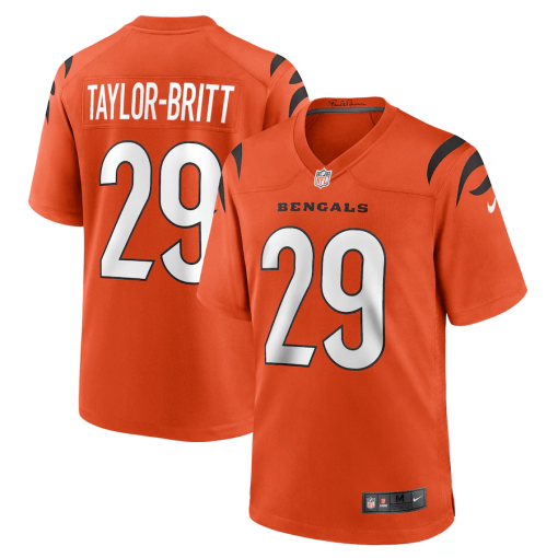 Cam Taylor-Britt Cincinnati Bengals Nike Alternate Game Jersey – Orange