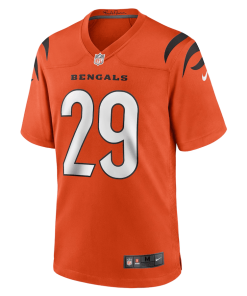 Alternative view of Cam Taylor-Britt Cincinnati Bengals Nike Alternate Game Jersey – Orange