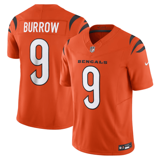 Joe Burrow Cincinnati Bengals Nike Vapor F.U.S.E. Limited Jersey – Orange