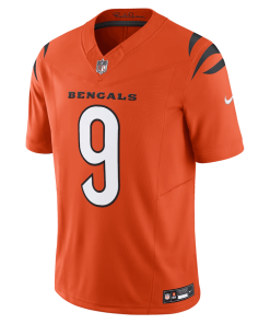 Alternative view of Joe Burrow Cincinnati Bengals Nike Vapor F.U.S.E. Limited Jersey – Orange