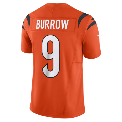 Joe Burrow Cincinnati Bengals Nike Vapor F.U.S.E. Limited Jersey – Orange - Image 3