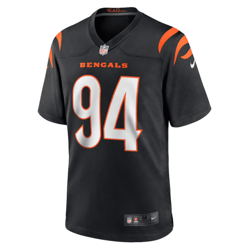 Sam Hubbard Cincinnati Bengals Nike Player Game Jersey – Black - Image 2