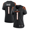 Ja’Marr Chase Cincinnati Bengals Nike Women’s Game Jersey – Black