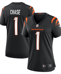 Ja’Marr Chase Cincinnati Bengals Nike Women’s Game Jersey – Black