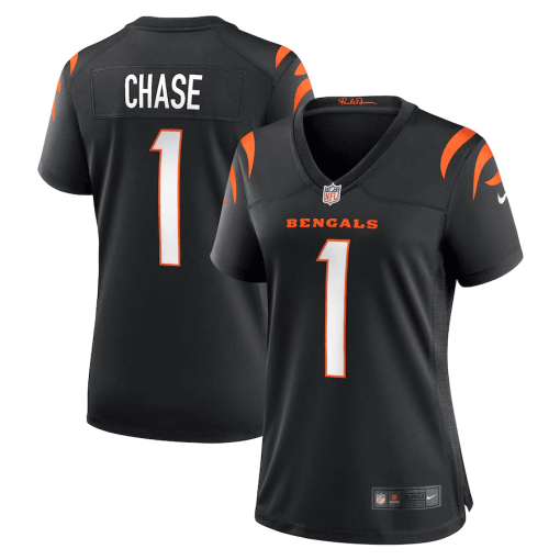 Ja’Marr Chase Cincinnati Bengals Nike Women’s Game Jersey – Black