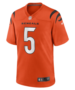 Alternative view of Tee Higgins Cincinnati Bengals Nike Alternate Game Player Jersey – Orange