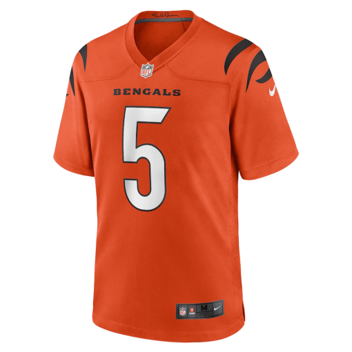 Tee Higgins Cincinnati Bengals Nike Alternate Game Player Jersey – Orange - Image 2