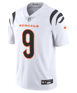 Alternative view of Joe Burrow Cincinnati Bengals Nike Vapor Untouchable Limited Jersey – White